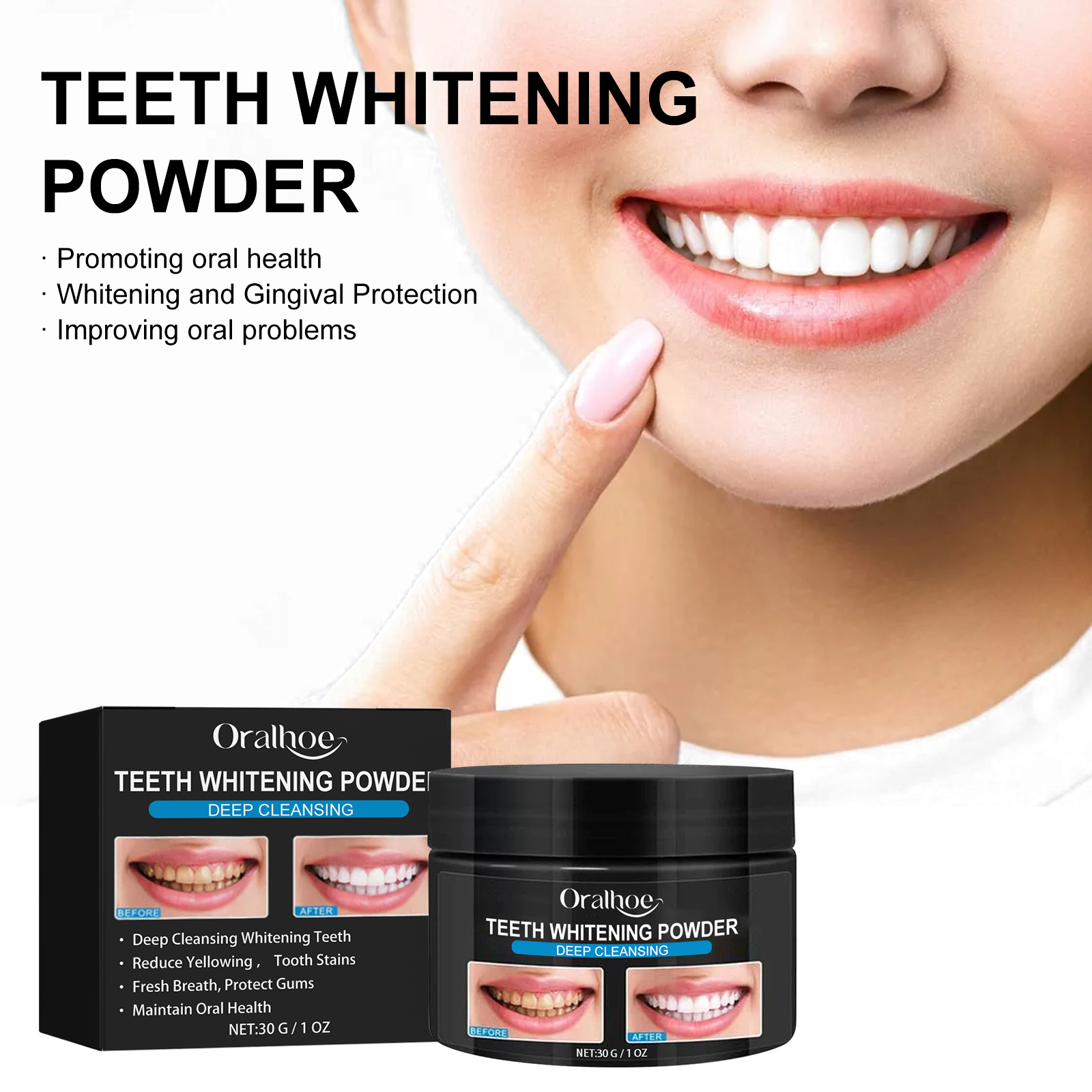 Activated Charcoal Teeth White - Teeth Whitening Yellow Teeth ulasan dan harga