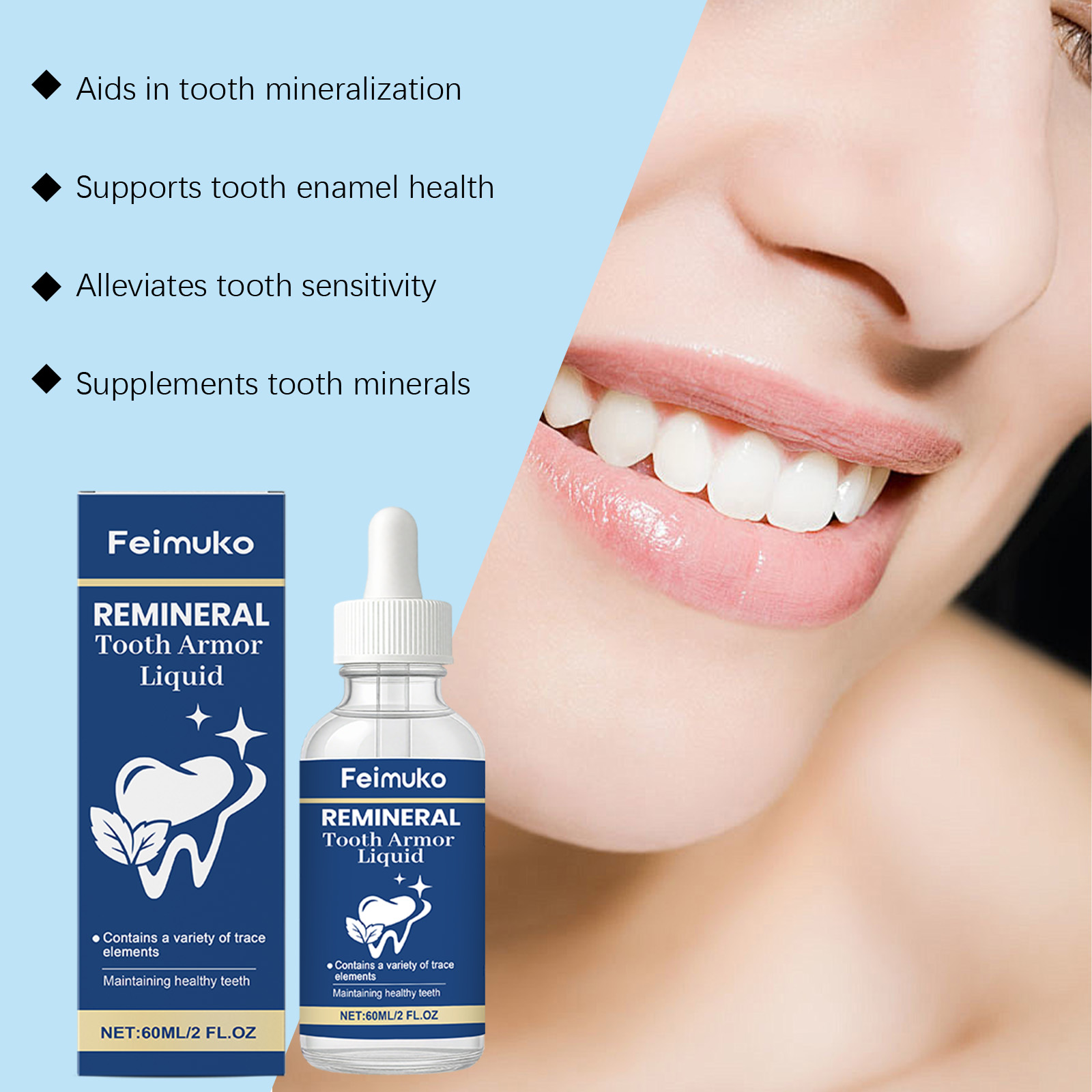 Tooth Care Liquid Hydroxyapati - Teeth Whitening Essence ulasan dan harga