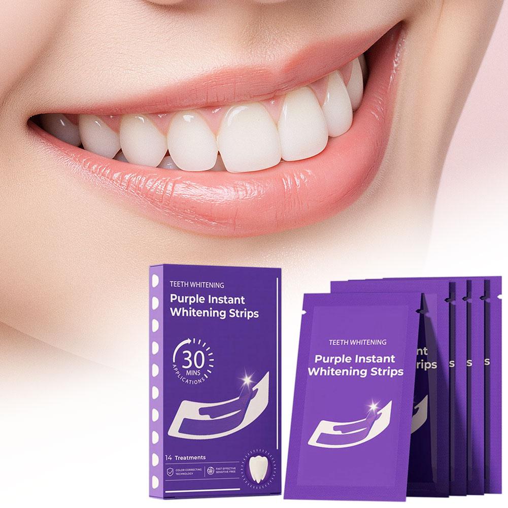V34 Teeth Whitening Strips - E - Teeth Whitening Kit At Home ulasan dan harga