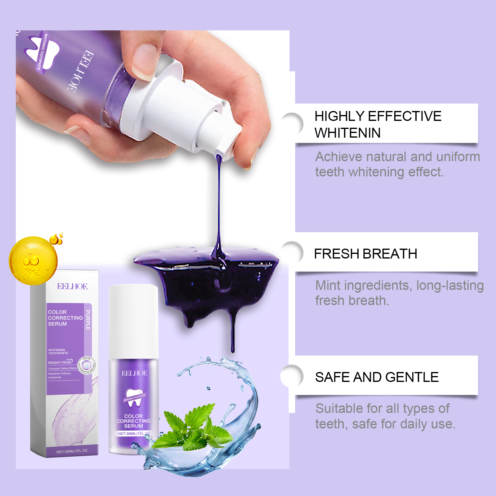 Oral Care Serum Deep Cleaning  - Teeth Whitening Xylitol ulasan dan harga