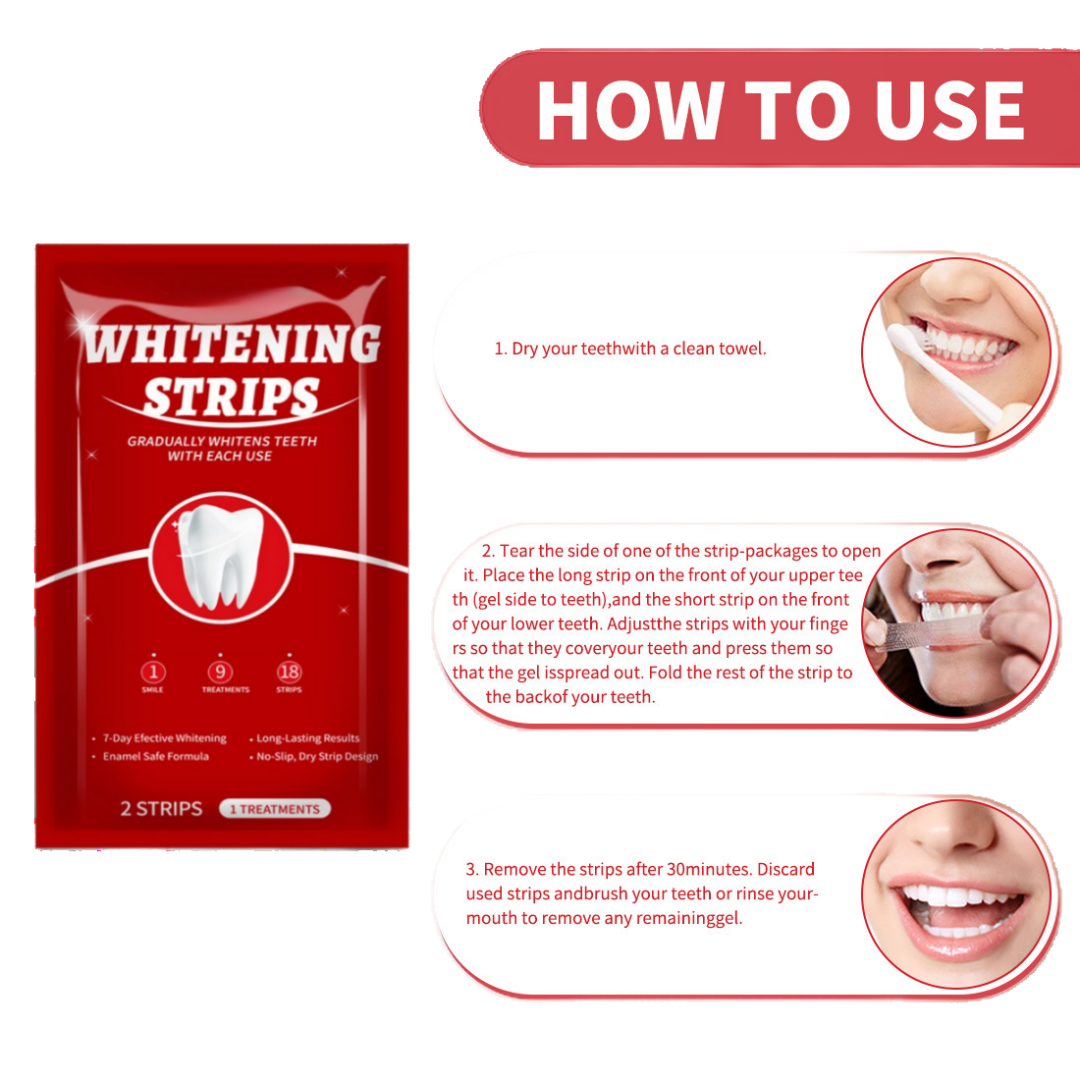 7pairs/box Teeth Whitening Str - Teeth Whitening Kit At Home ulasan dan harga