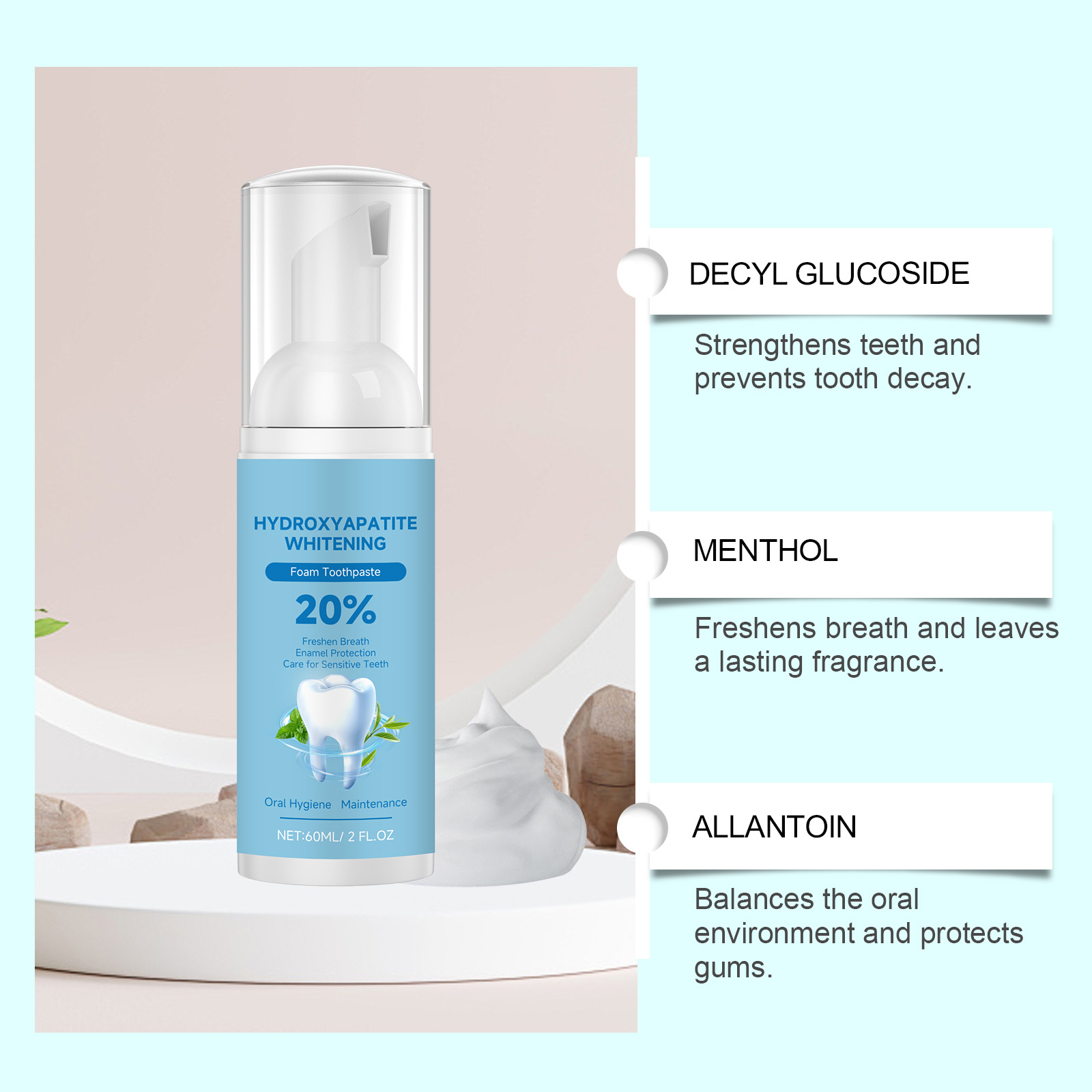 Whitening Foam Toothpaste Oral - Teeth Whitening Foam Toothpaste ulasan dan harga
