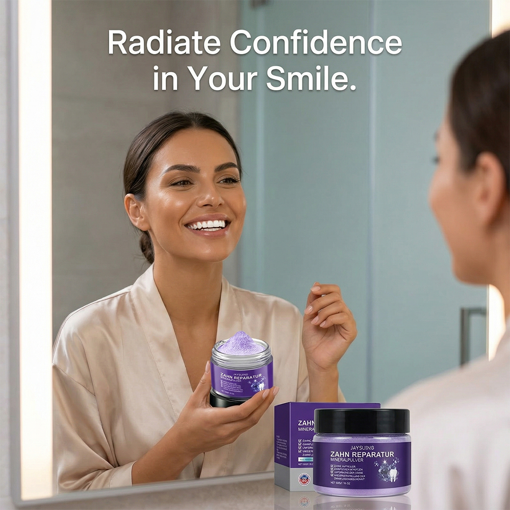 Purple Tooth Powder Teeth Whit - Teeth Whitening Yellow Teeth ulasan dan harga