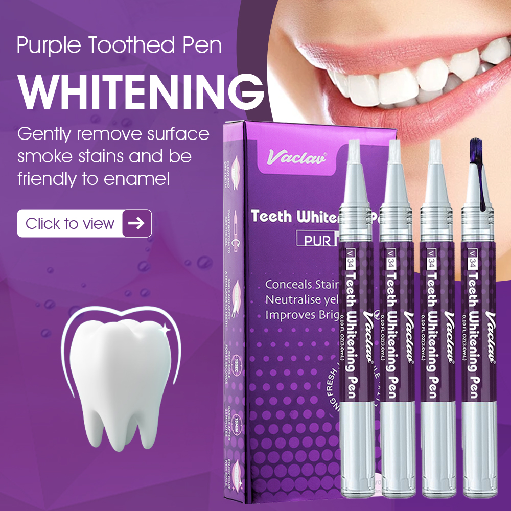 Vaclav V34 Purple teeth whiten - Teeth Whitening Xylitol ulasan dan harga