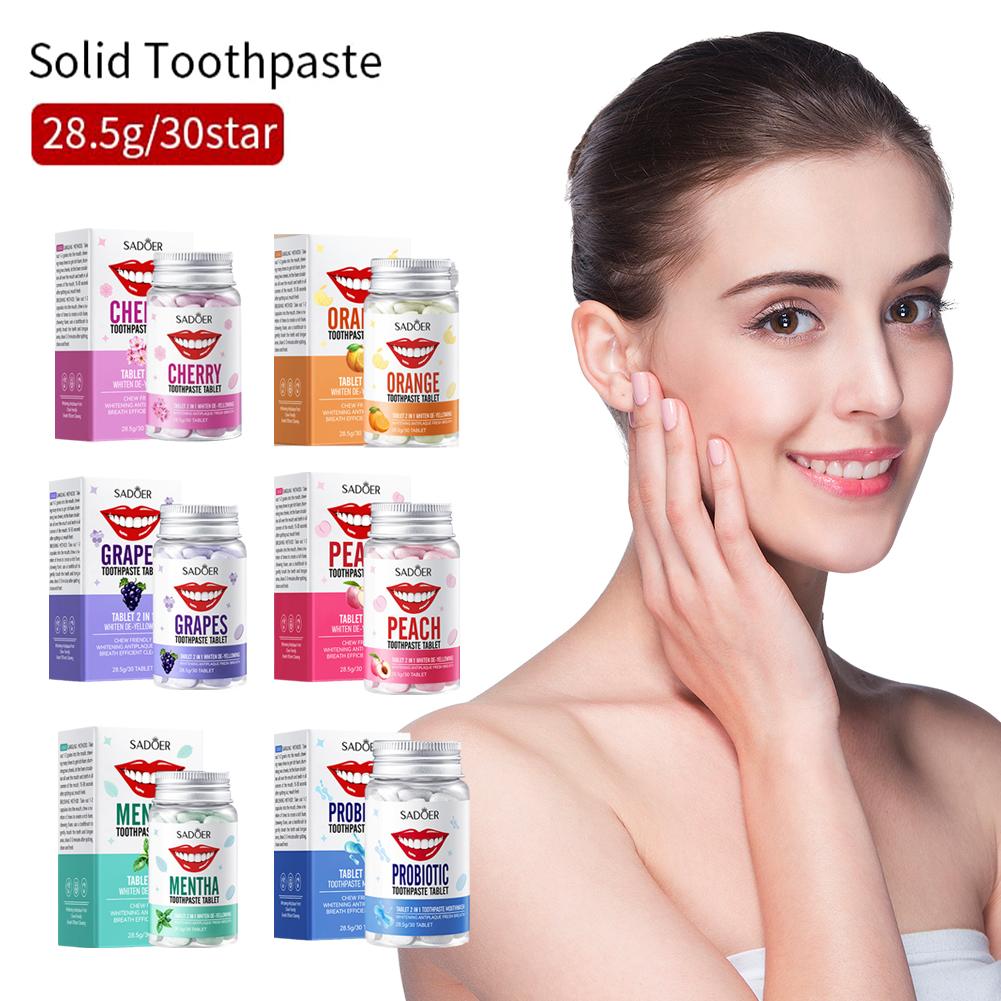 Mint Solid Toothpaste Tablets  - Teeth Whitening Gum ulasan dan harga